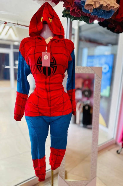 Pijamas Mamelucos Pijama Spiderman Kigurumi Adulto
