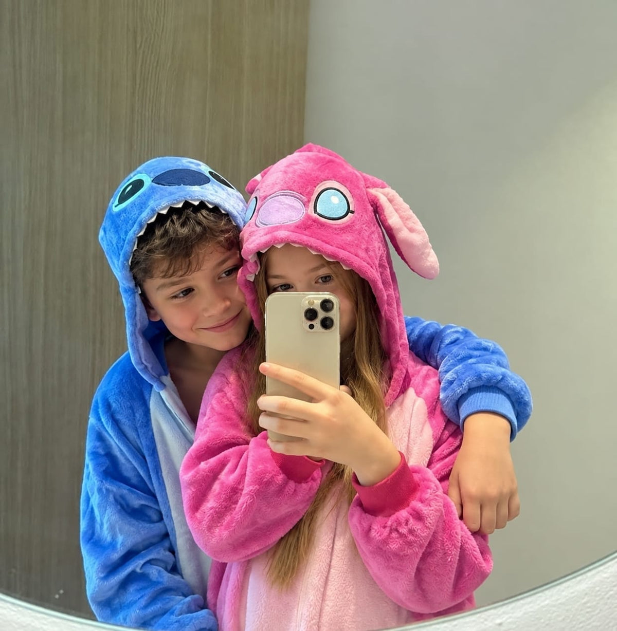 Pijama Mameluco Disfraz Cosplay Stitch Mamelucos Niño Niña