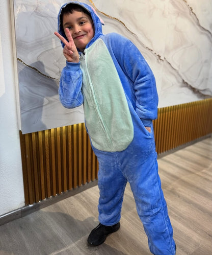 Pijama Mameluco Disfraz Cosplay Stitch Mamelucos Niño Niña