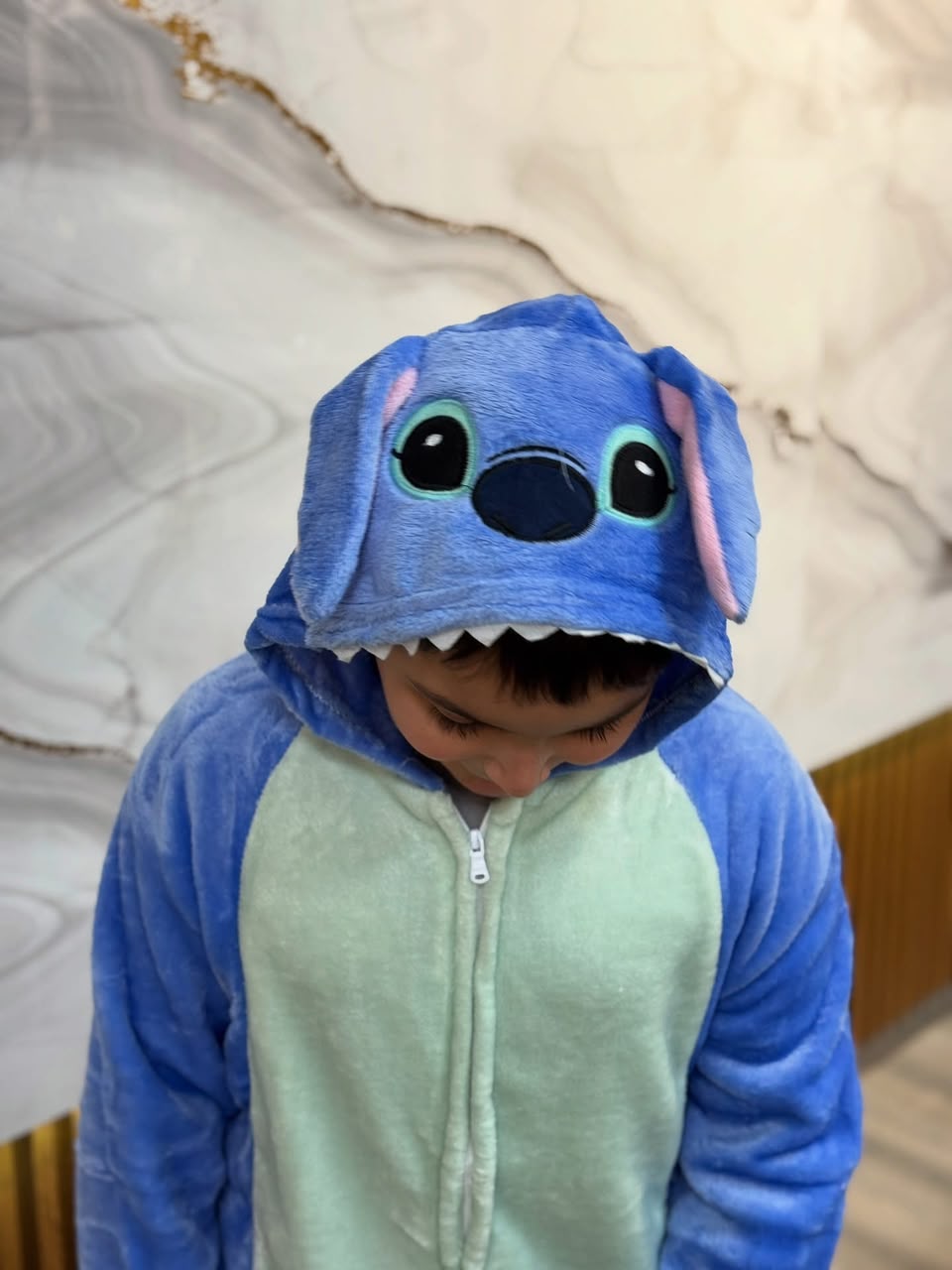 Pijama Mameluco Disfraz Cosplay Stitch Mamelucos Niño Niña