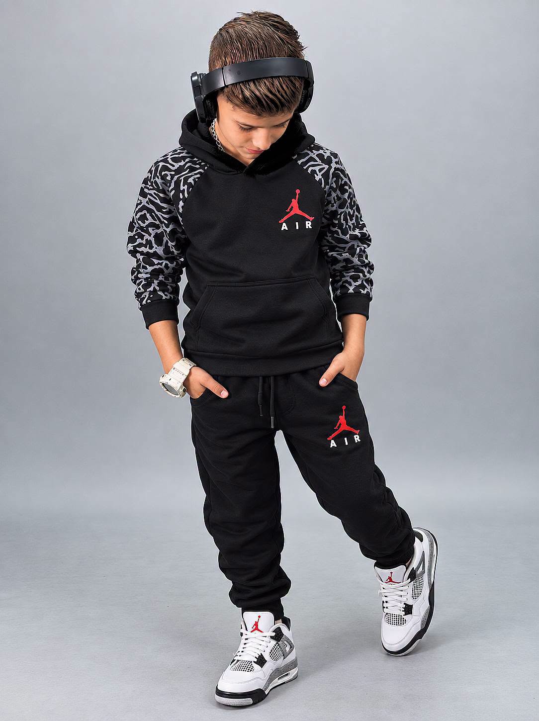 Conjunto Pants Niño Con Sudadera dynokids