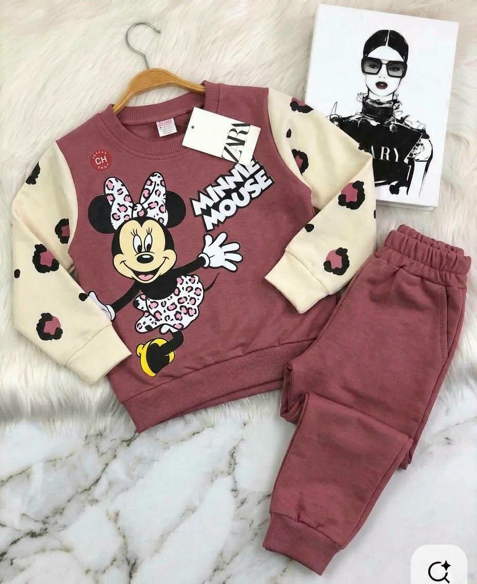 Conjunto Sudadera Y Pants Felpa para Niñas