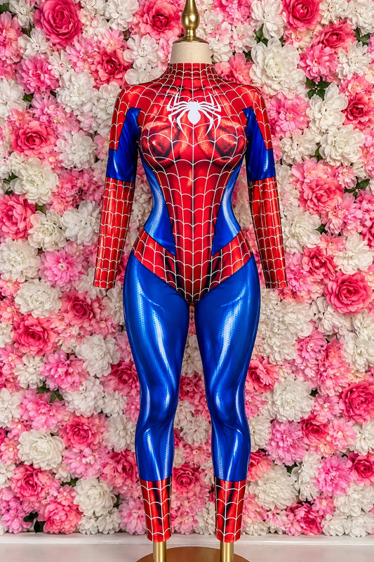 Mono Ajustado De Spider-man Para Mujer Cosplay Sexy Disfraces Para Halloween